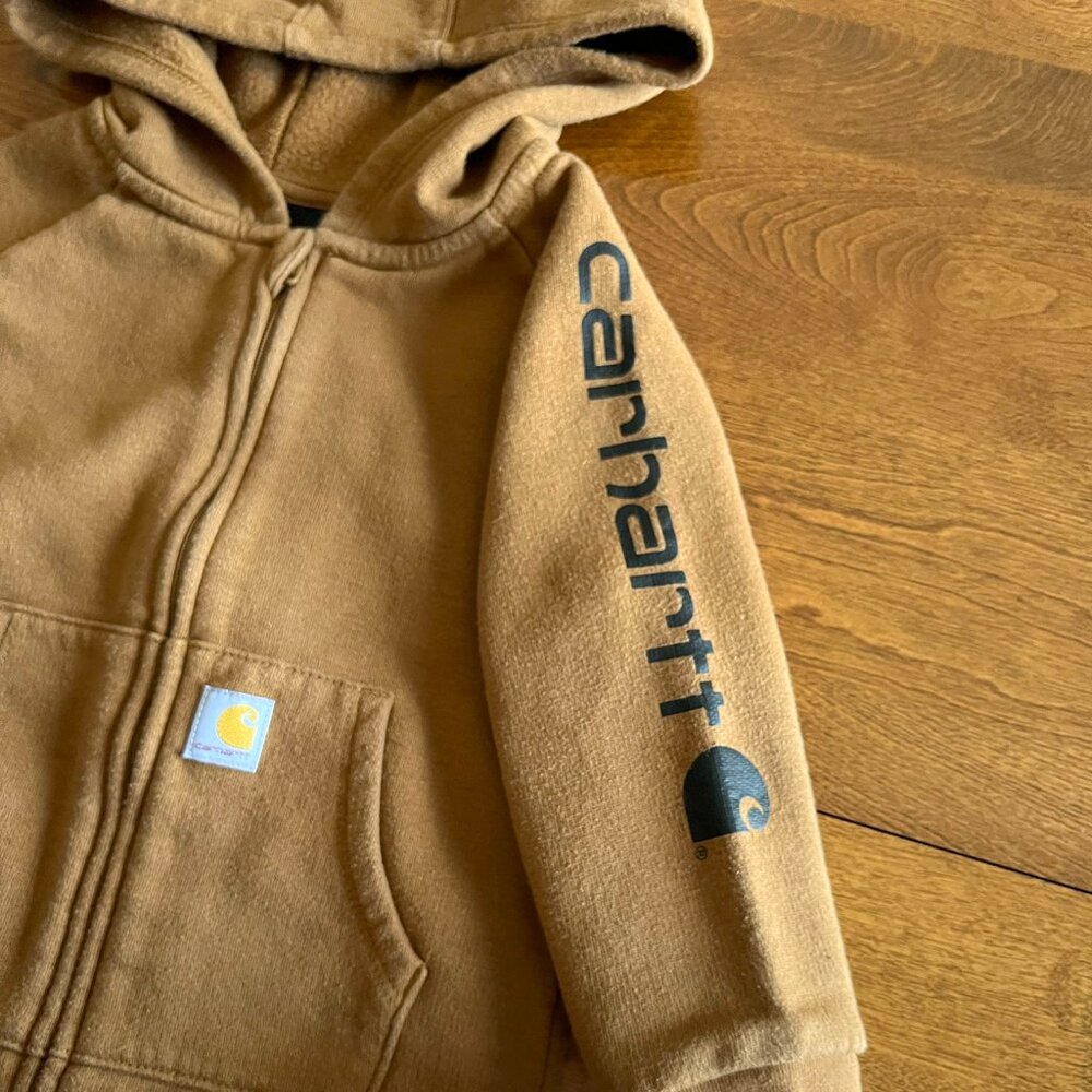 Carhartt tan coverall romper 18m - Picture 4 of 9